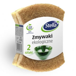 Eco-friendly scrub sponges - 2 pcs