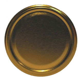 Couvercles de bocaux twist-off - dorés - ø¸ 100 mm - 