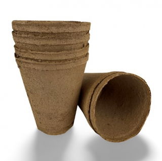 Pote de turfa redondo H11 x Ø10 cm - 20 unid. - 