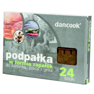 Firestarters berbentuk korek api untuk perapian, oven dan perapian - 24 pcs - 
