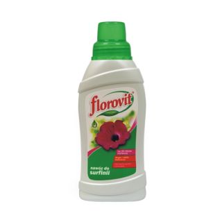 Surfinia (koncové petúnie), hnojivo pre petúnie a kaskády - Florovit® - 500 ml - 