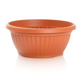 Outdoor Blumentopf, niedrig - Terra - 30 cm - Terrakotta - 