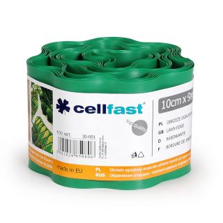 Zöld gyep szegély - 10 cm x 9 m - CELLFAST - 