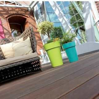 Ronde bloempot, hoog - Lofly Slim - 20 cm - Terracotta - 