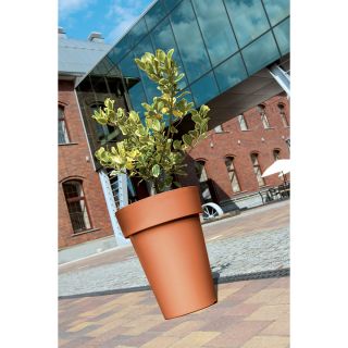 Ronde bloempot, hoog - Lofly Slim - 20 cm - Terracotta - 