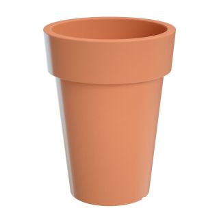Ronde bloempot, hoog - Lofly Slim - 20 cm - Terracotta - 