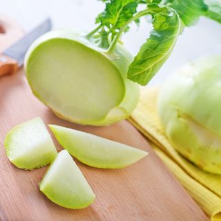 Kohlrabi Delikates weisser Samen - Brassica oleraceae var. Gongylodes - 520 Samen