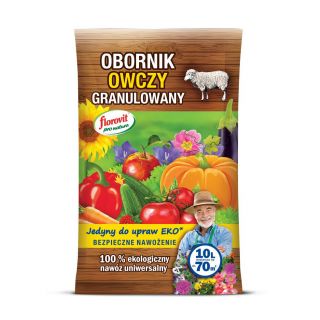 Letame di pecora granulato 100% biologico Florovit® - 10 litri - 