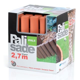 Palisade taman - tinggi - 2,7 m - Terakota - 