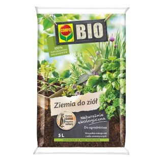 BIO Kräuter- und Gewürzpflanzenerde - Compo - 5 Liter - 