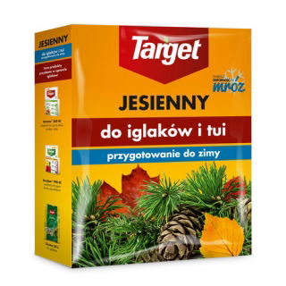 Jesenné hnojivo pre ihličnany - zvyšuje mrazuvzdornosť a zimnú odolnosť ihličnanov - Target® - 1 kg - 