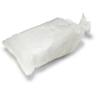 Hvit polypropylensekk - 50 x 80 - 25 kg - 50 g / m2 - 