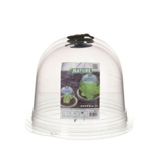 Mini drivhus - klode - beskytter planter mod pludselig frost - 26 x 20 cm - 3 stykker - 