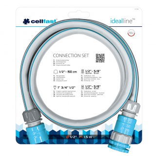 Conjunto de conectores de mangueira para carretos e carrinhos portáteis - 