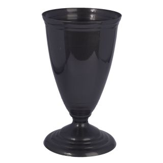 Tall slender vase "Polo" - graphite grey