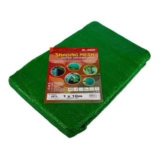 Skyggenett - utmerket dekke for planter, terrasser og balkonger - 60% - 1 x 10 m - 
