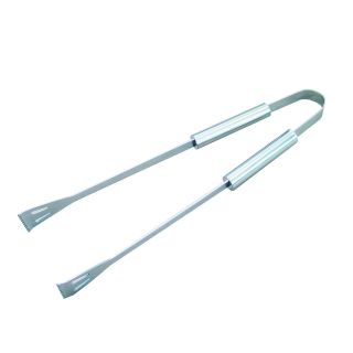 Stainless steel barbecue tongs