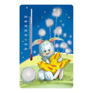 Self-adhesive room thermometer for children - Rabbit