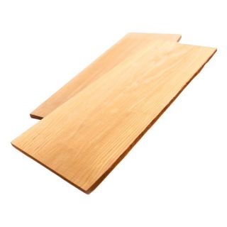 Papan barbekyu kayu cedar - 14 x 30 cm - 2 pcs - 