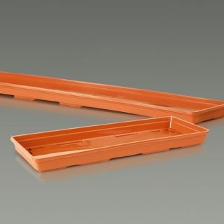 "Agro" havekande tallerken - terrakotta-farvet - 55 cm - 
