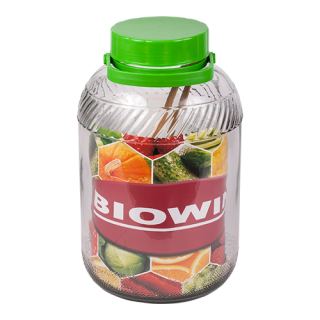 Toples dengan penjepit dan penutup plastik - ideal untuk pengawet- 15 liter - 