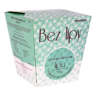 Vin och blomma vin set - 2-i-1 - lime, lind - 