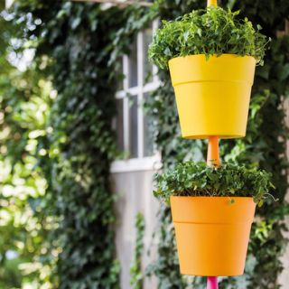Három függő növénycserepet - Rainbow Planter - a szivárvány színei - 