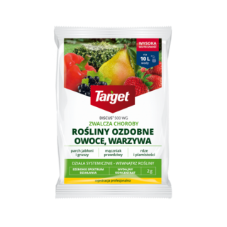 Discus 500 WG - bekæmper meldug, bladrust, pletsygdom og æbleskurv - Target® - 2 g - 