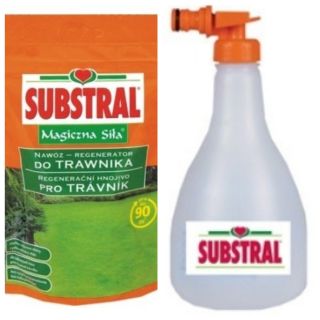 Lawn rejuvenation fertilizer "Magiczna Siła" (Magical Power) - with a dispenser for garden hose