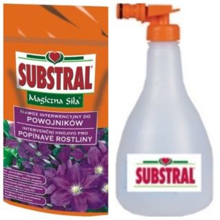 Clematis-Dünger "Magiczna Siła" (Magical Power) - eingestellt mit einem Gartenschlauchspender - 