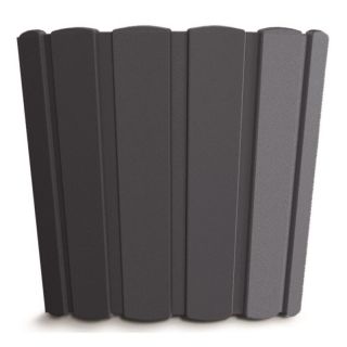 "Boardee Basic" round plant pot - 28.5 cm - anthracite-grey