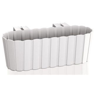 "Boardee Hook" hængende plantekasse - 38,3 cm - hvid - 
