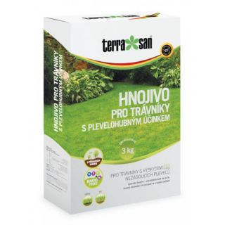 Fertilizzante per prati infetti da erbe infestanti - Terrasan - 3 kg - 