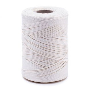 เชือกแว็กซ์สีขาว - 250 กรัม / 300 เมตร - 