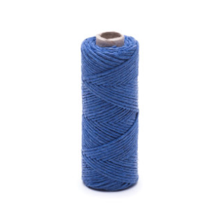 Sinine linane vahatatud niit - 20 g / 30 m - 