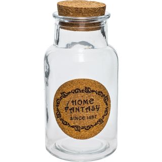 Vaso fantasia domestica con tappo in sughero naturale - 280 ml - 