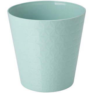 Kućište okruglog lonca "Diament petit" - 22 cm - zamračeno menta-zeleno - 