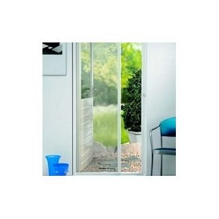 Mosquiteiro branco com fita autoadesiva 150 x 180 cm - rede de proteção contra insetos - 