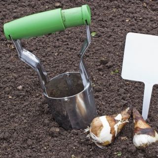 Herramienta para plantar bulbos de flores - plantador de bulbos de acero - 