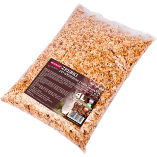 Dăm gỗ để hút thuốc và nướng thịt - 70% alder + 30% sồi - 0,75 kg - 