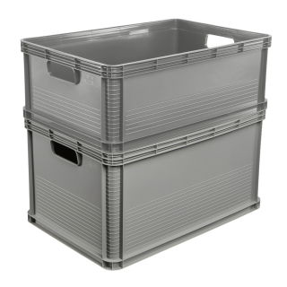 Container de transport Robert pale de 45 de litri gri - 