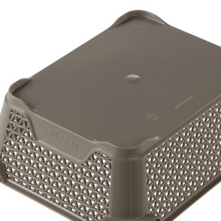 Grey-brown A6 storage basket