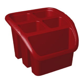 Bestek afdruiprek - rood - 