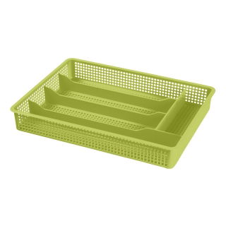 Khay đựng dao kéo 5 ngăn - hoa dương xỉ - 