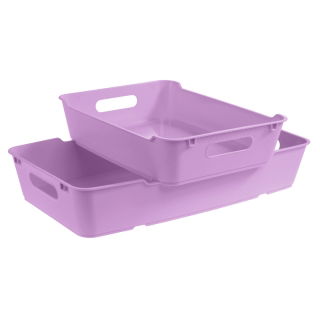 Hộp dụng cụ nhà bếp - Lotta - 5,5 lít - màu tím nhạt - 