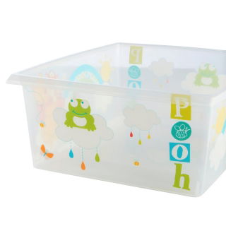 Transparent 10-litre Filip "Winnie the Pooh" storage box