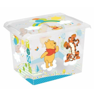 Transparent 20.5-litre Filip "Winnie the Pooh" storage box