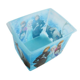 Hộp lưu trữ "Frozen" Filip 20,5 lít màu xanh trong suốt - 
