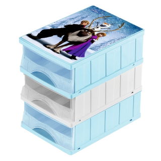 Set di 3 cassetti Wiktor "Frozen" - 
