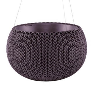 Chậu cây treo "Cozies S" - ø 28 cm - màu tím đậm - 